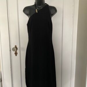 Halston Heritage One Shoulder Dress